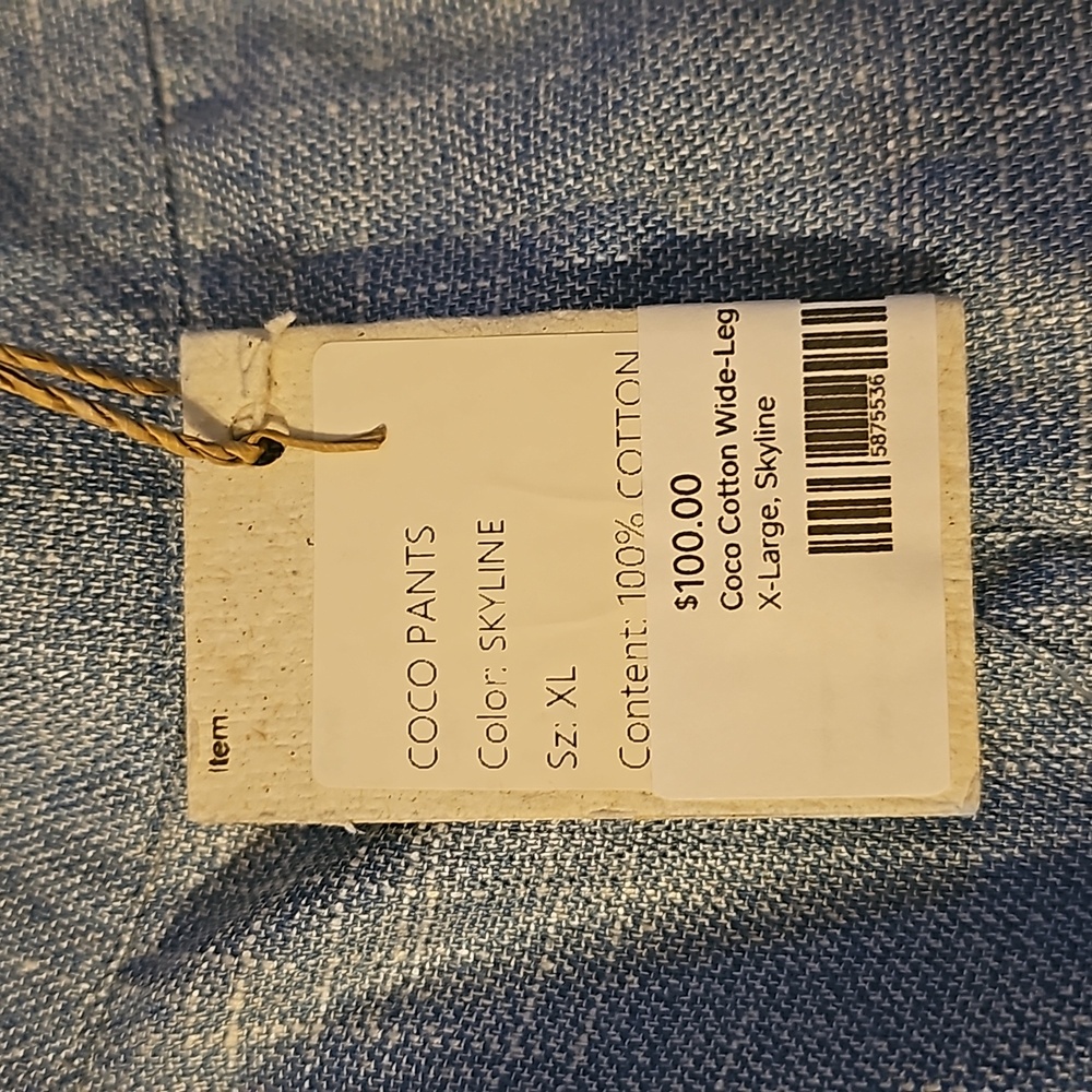 ELF Light Blue Wide Leg Pants - Women - Picture 2 of 8